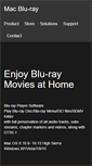 Mobile Screenshot of mac-blurayplayer.com